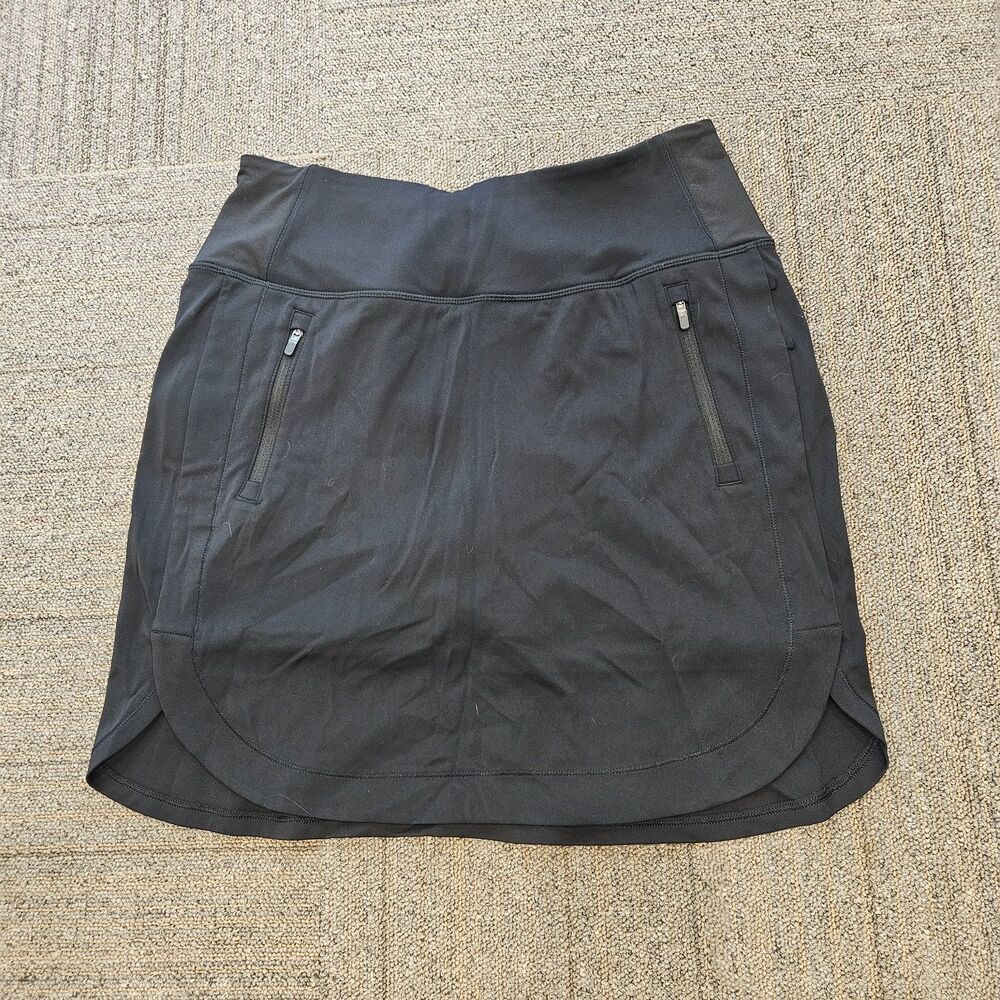 Athleta Fairway Golf Skort Black Medium Casual Tennis Running Golf Pickleball